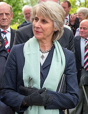 The Duchess of Gloucester in her late sixties