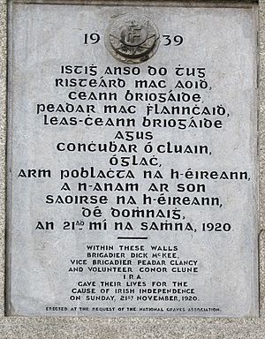 Commemorative plaque Dublin Castle