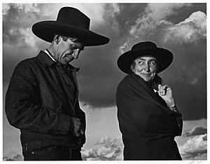 Georgia O'Keeffe and Orville Cox, 1937