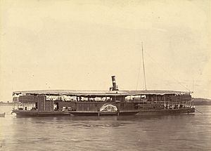 King thebaws steamer fullyarmed1885