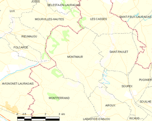 Map commune FR insee code 11252