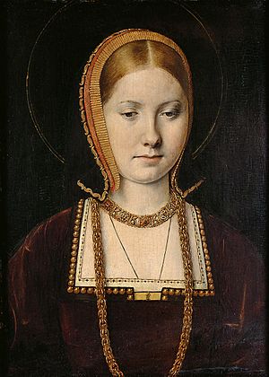 Mary Rose Tudor (CatherineAragon?) by Michel Sittow