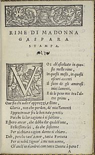 Rime di Madonna Gaspara Stampa (1554)