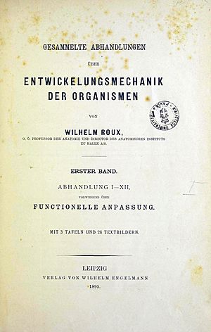 Roux, Wilhelm – Gesammelte Abhandlungen über Entwickelungsmechanik der Organismen, 1895 – BEIC 12323608