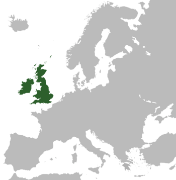 Territory of the Commonwealth in 1660