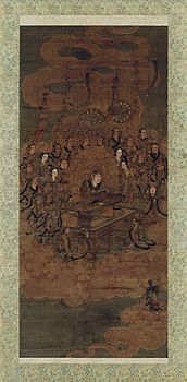 Wu Daozi. The Daoist Official of Heaven. Jin-Yuan dynasty. 12-13 cent. MFA, Boston.