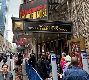 A Beautiful Noise, the Neil Diamond musical opened on Broadway in December 2022