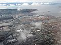 Aerial view of Harbor Island in Seattle