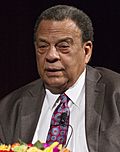 Andrew Young at the second annual Tom Johnson lecture DIG13465