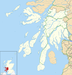HMS Dartmouth (1655) is located in Argyll and Bute