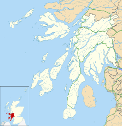 Location in Argyll and Bute