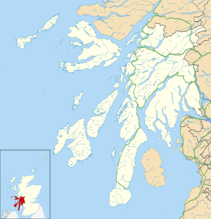 Tarbert Castle is located in Argyll and Bute