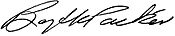 Signature of Boyd K. Packer