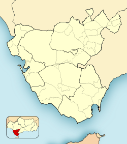 Jimena de la Frontera is located in Province of Cádiz