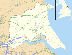 Wetwang Slack is located in East Riding of Yorkshire