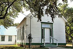The historic Kendalia Community Church
