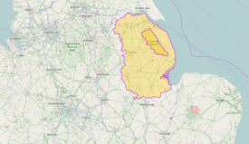 Lincolnshire Wolds within Lincolnshire.png