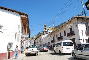 Main street of the town