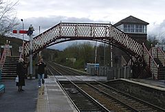 Prudhoe railway station in 2004