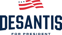 Campaign logo for DeSantis