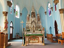 Saint Mary's Church interior - Riverside, Iowa