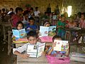 School in Laos - Reading time