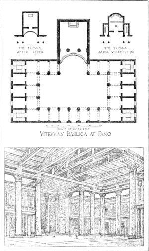 Vitruvius the Ten Books on Architecture Basilica at Fano