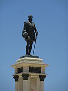 2018 Santa Marta (Colombia) - Estatua de Rodrigo de Bastidas