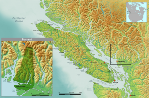 Location of Tsleil-Waututh Nation