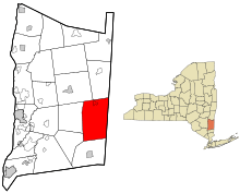 Location of Dover, New York