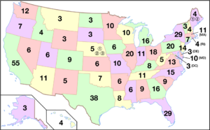 Electoral map 2012-2020