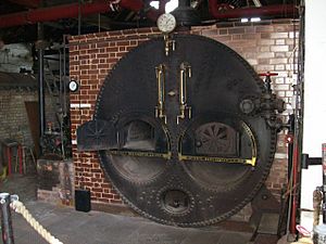 Galloway Lancashire Boiler at Coldharbour Mill - geograph.org.uk - 1297963