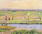 Gustave Caillebotte, 1888, La plaine de Gennevilliers vue des coteaux d'Argenteuil