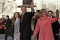 Hillary Clinton Bill Chelsea on parade