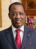 Idriss Déby at the White House in 2014