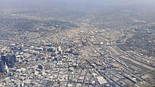 Los-Angeles-Civic-Center-and-Union-Station-Aerial-view-from-south-August-2014