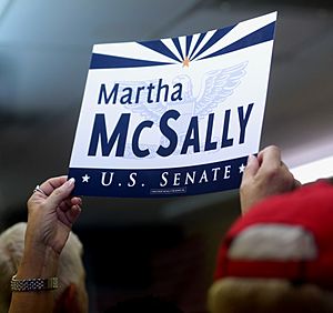 Martha McSally sign