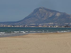Mediterranean Sea in Oliva, Valencia Region of the Spain 02