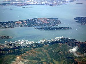 San Francisco Bay from the air in May 2010 04