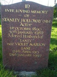 Stanley Holloway Grave