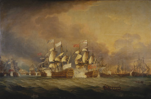 The Battle of the Saints, 12 April 1782 RMG BHC0441f