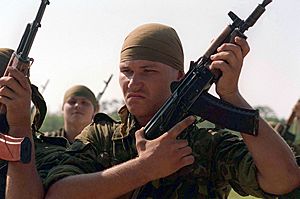 Ukrainian Marine with AKS-74U