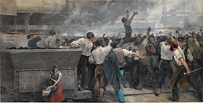 Vicente Cutanda - Una huelga de obreros en Vizcaya (1892)