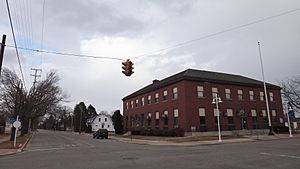 Vintage Traffic signal, East Tawas Michigan