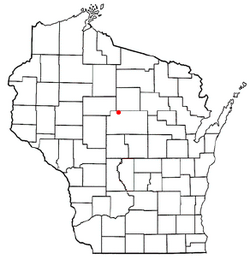 Location of Halsey, Wisconsin