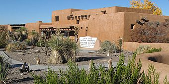 White Sands National Park visitor center and native plant garden, New Mexico, United States.jpg