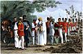 "Capture of the King of Delhi by Captain Hodson"