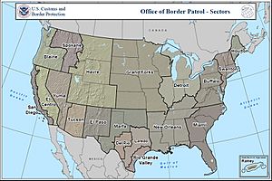 CBP Sectors Map