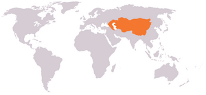 Central Asia world region