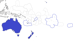 Civil union map Oceania